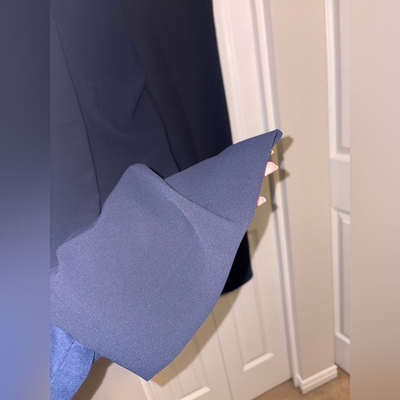 NWT! RW&Co Wide Leg Navy Blue Dress Pants - Sz 12 - Picture 5 of 5